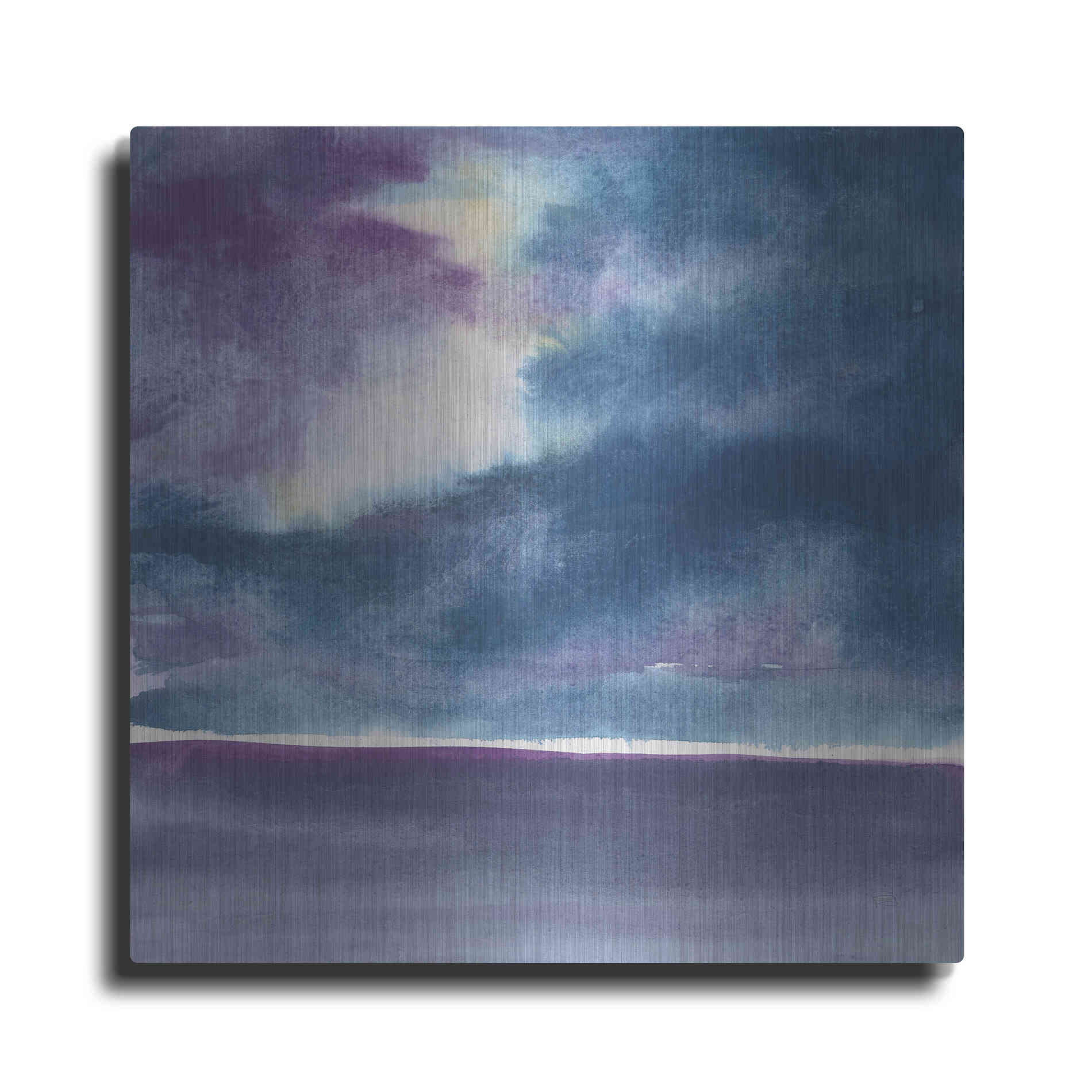 Luxe Metal Art 'The Clouds II' by Chris Paschke, Metal Wall Art