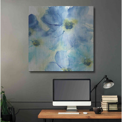 Luxe Metal Art 'Seashell Cosmos I' by Chris Paschke, Metal Wall Art,36x36