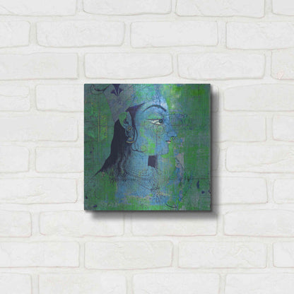 Luxe Metal Art 'Classic Krishna' by Elena Ray Metal Wall Art,12x12