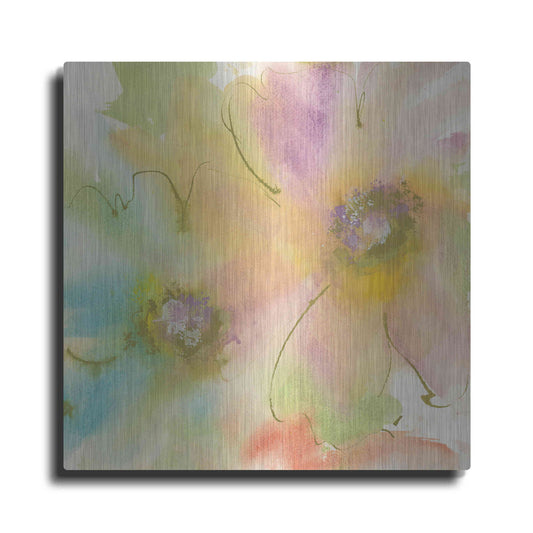 Luxe Metal Art 'Rainbow Cosmos II' by Chris Paschke, Metal Wall Art
