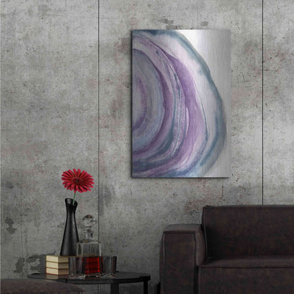 Luxe Metal Art 'Watercolor Geode II' by Chris Paschke, Metal Wall Art,24x36