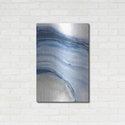Luxe Metal Art 'Watercolor Geode IV' by Chris Paschke, Metal Wall Art,24x36