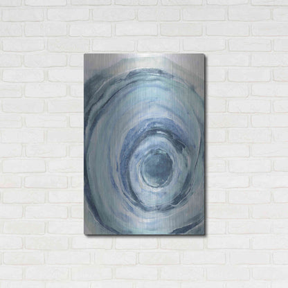 Luxe Metal Art 'Watercolor Geode IX' by Chris Paschke, Metal Wall Art,24x36