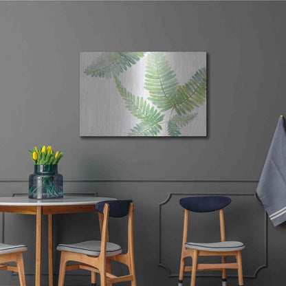 Luxe Metal Art 'Ferns II' by Chris Paschke, Metal Wall Art,36x24
