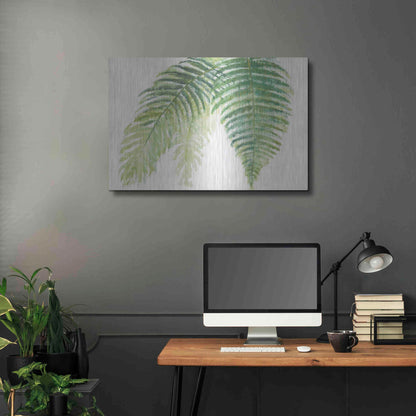 Luxe Metal Art 'Ferns III' by Chris Paschke, Metal Wall Art,36x24