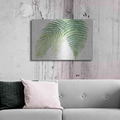 Luxe Metal Art 'Ferns III' by Chris Paschke, Metal Wall Art,36x24