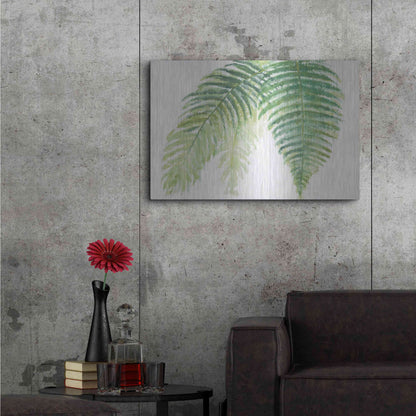 Luxe Metal Art 'Ferns III' by Chris Paschke, Metal Wall Art,36x24