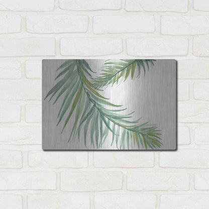 Luxe Metal Art 'Ferns IV' by Chris Paschke, Metal Wall Art,16x12