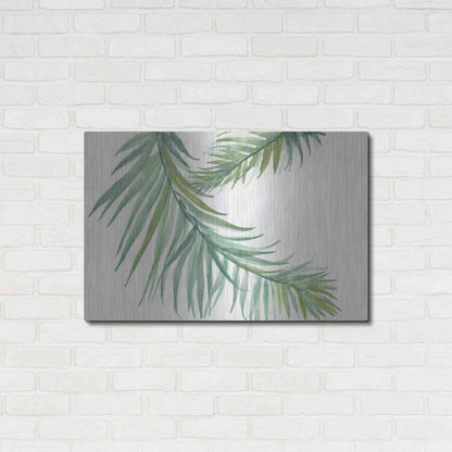 Luxe Metal Art 'Ferns IV' by Chris Paschke, Metal Wall Art,36x24