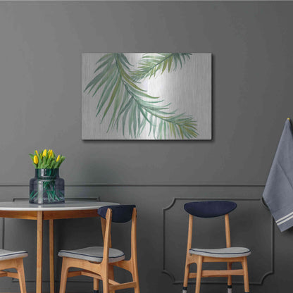 Luxe Metal Art 'Ferns IV' by Chris Paschke, Metal Wall Art,36x24