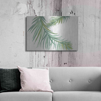 Luxe Metal Art 'Ferns IV' by Chris Paschke, Metal Wall Art,36x24
