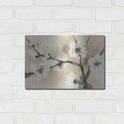 Luxe Metal Art 'Spring Blossoms I' by Chris Paschke, Metal Wall Art,16x12