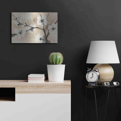 Luxe Metal Art 'Spring Blossoms I' by Chris Paschke, Metal Wall Art,24x16