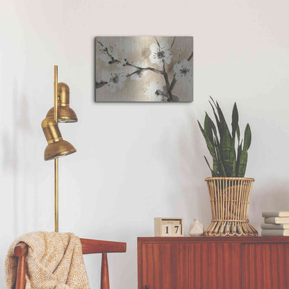 Luxe Metal Art 'Spring Blossoms I' by Chris Paschke, Metal Wall Art,24x16