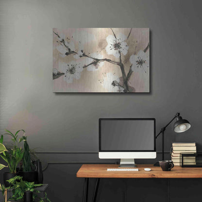 Luxe Metal Art 'Spring Blossoms I' by Chris Paschke, Metal Wall Art,36x24