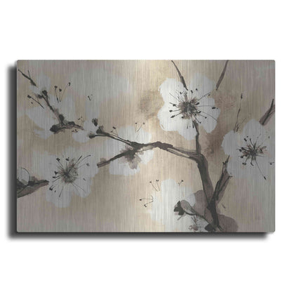 Luxe Metal Art 'Spring Blossoms I' by Chris Paschke, Metal Wall Art