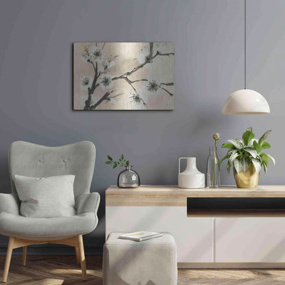 Luxe Metal Art 'Spring Blossoms II' by Chris Paschke, Metal Wall Art,24x16