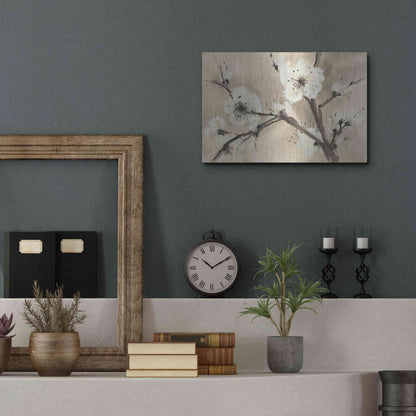 Luxe Metal Art 'Spring Blossoms III' by Chris Paschke, Metal Wall Art,16x12