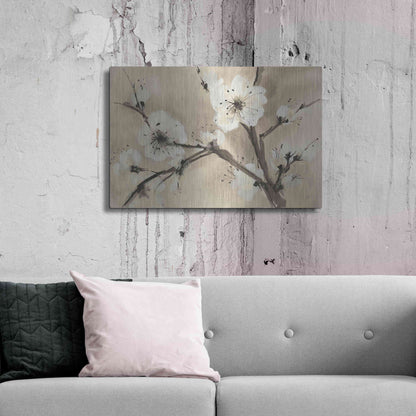 Luxe Metal Art 'Spring Blossoms III' by Chris Paschke, Metal Wall Art,36x24