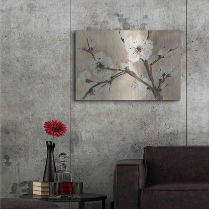 Luxe Metal Art 'Spring Blossoms III' by Chris Paschke, Metal Wall Art,36x24
