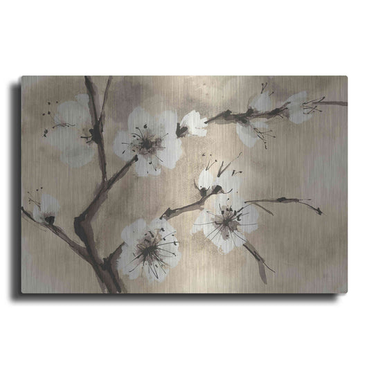 Luxe Metal Art 'Spring Blossoms IV' by Chris Paschke, Metal Wall Art
