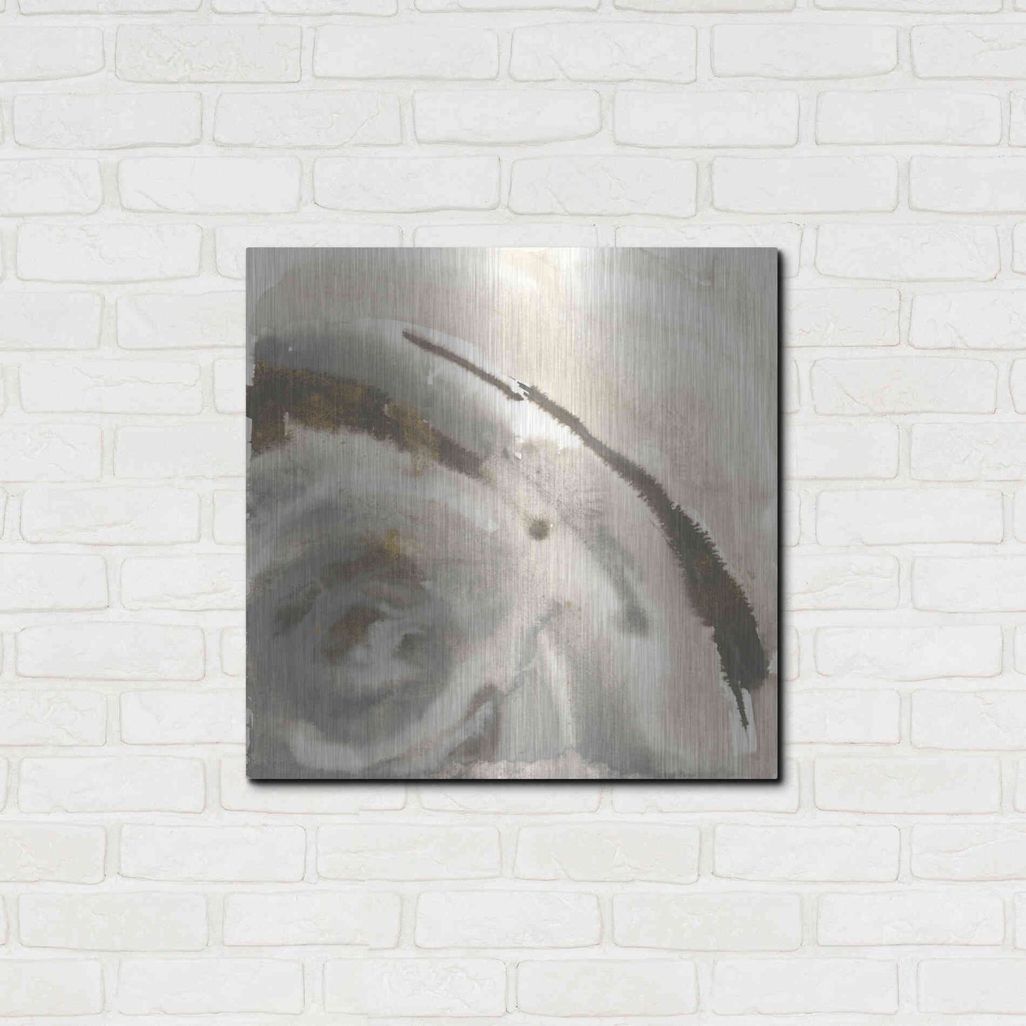Luxe Metal Art 'Gold Dust Nebula I' by Chris Paschke, Metal Wall Art,24x24