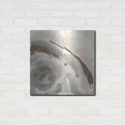 Luxe Metal Art 'Gold Dust Nebula I' by Chris Paschke, Metal Wall Art,24x24