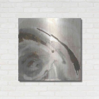 Luxe Metal Art 'Gold Dust Nebula I' by Chris Paschke, Metal Wall Art,36x36