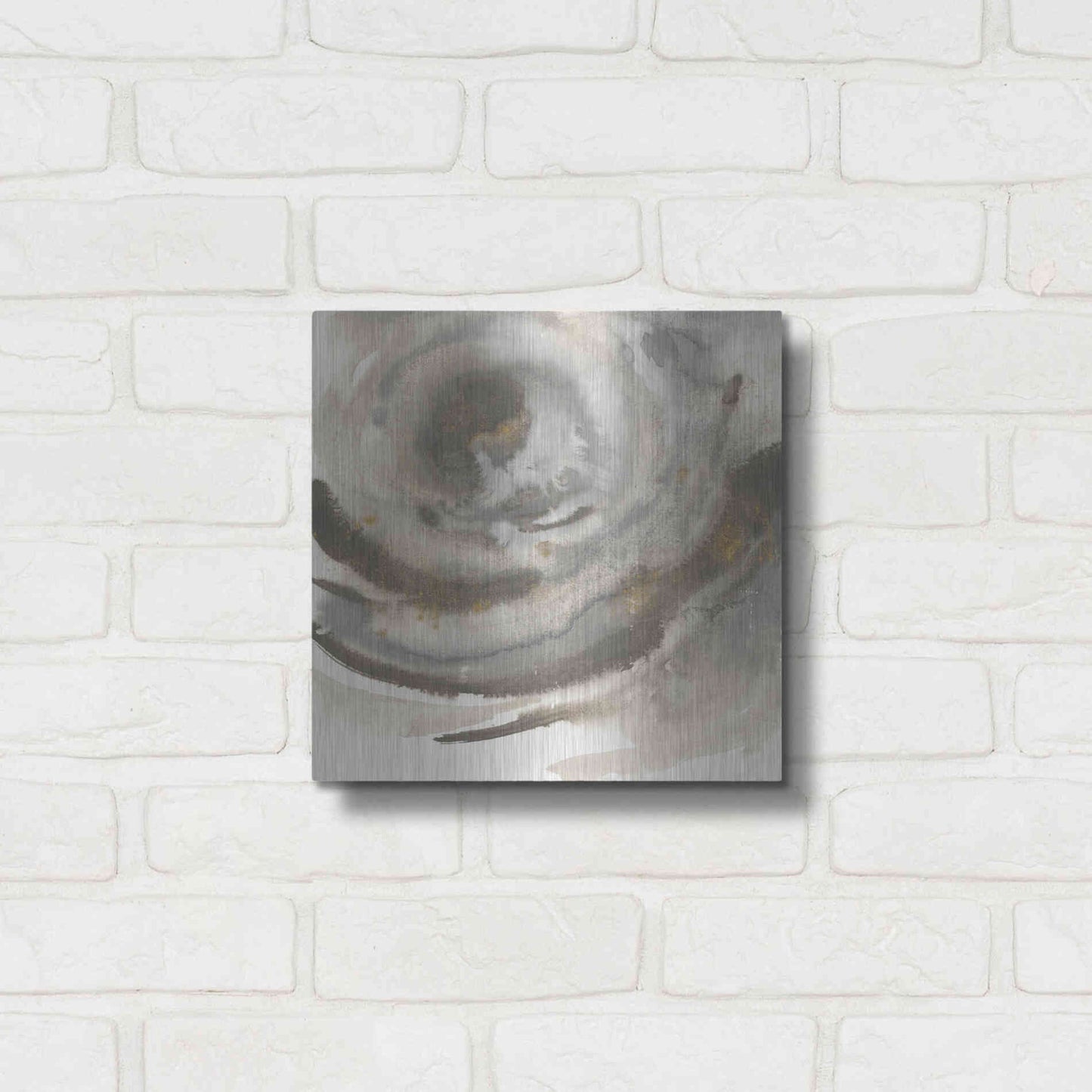 Luxe Metal Art 'Gold Dust Nebula II' by Chris Paschke, Metal Wall Art,12x12
