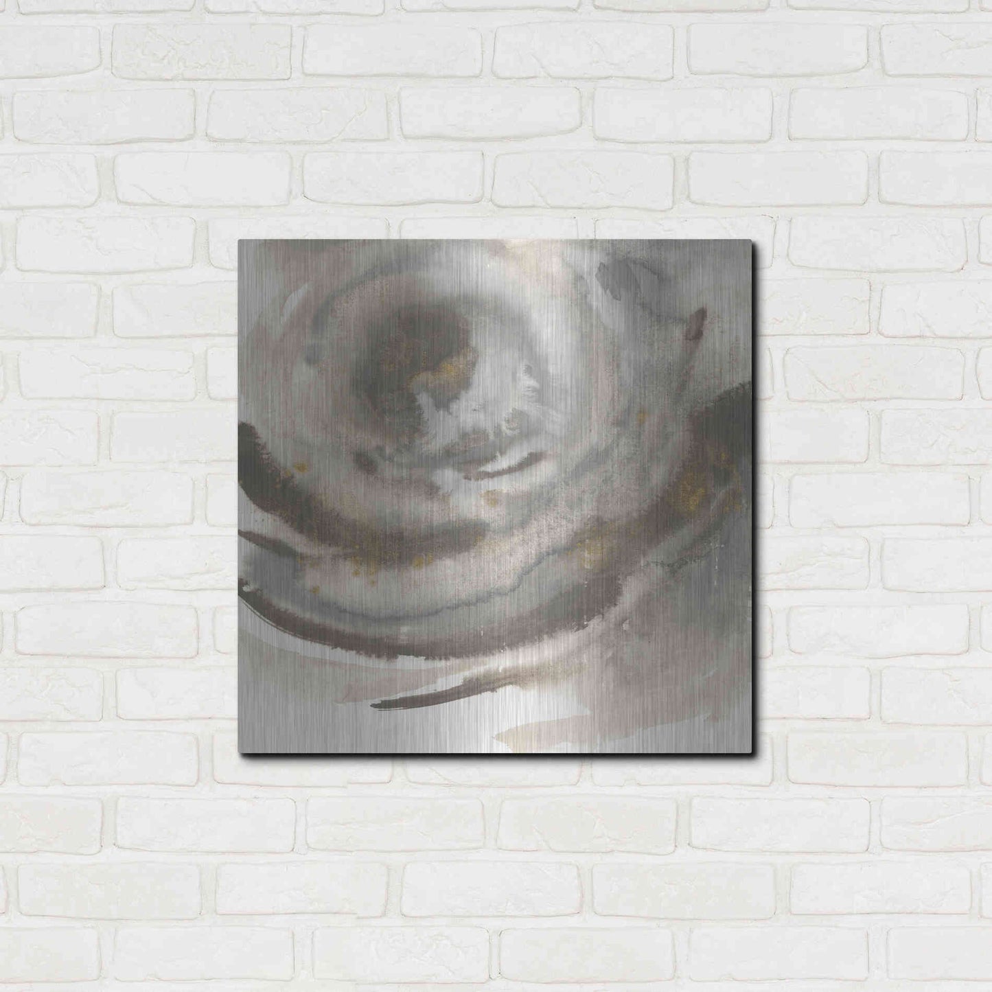 Luxe Metal Art 'Gold Dust Nebula II' by Chris Paschke, Metal Wall Art,24x24