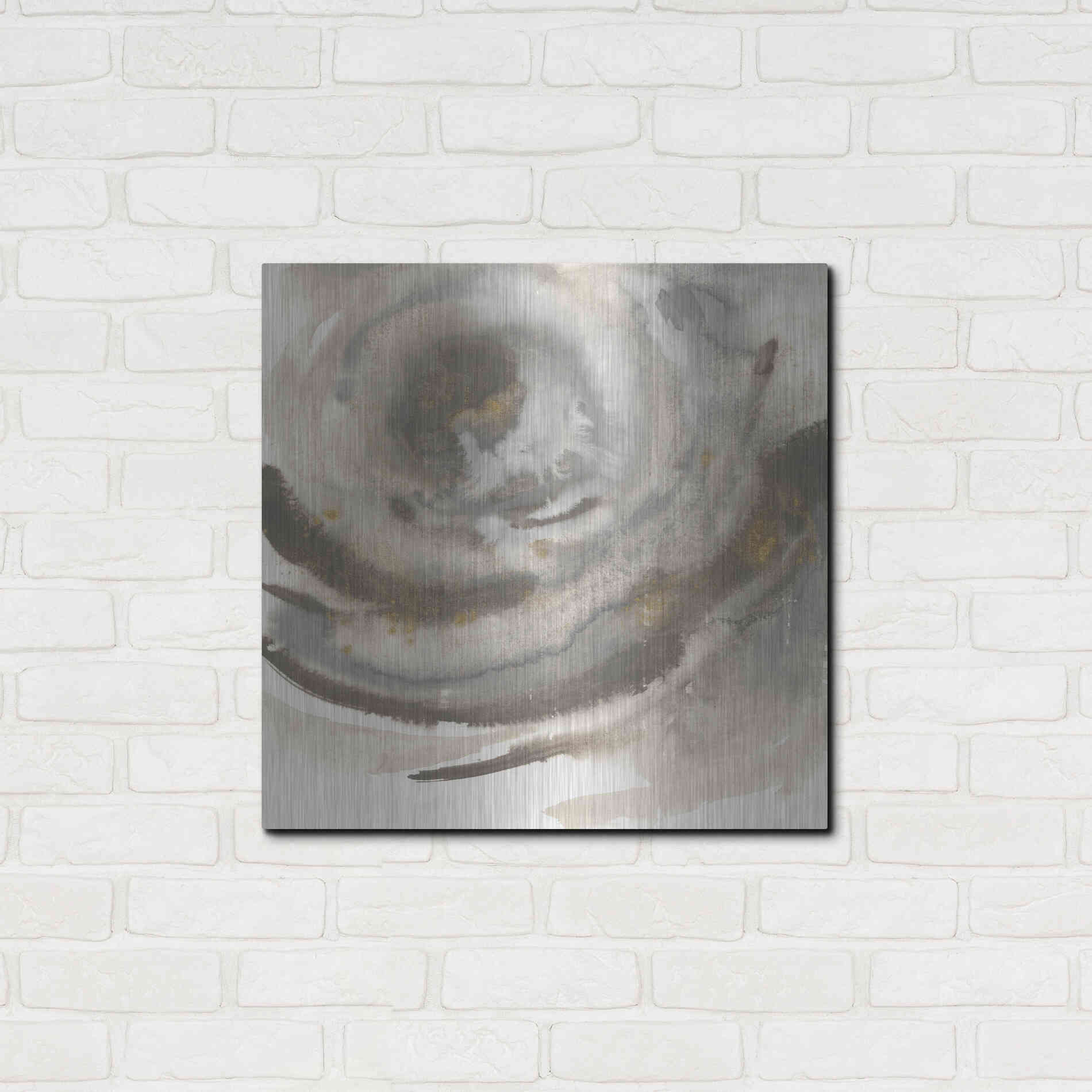 Luxe Metal Art 'Gold Dust Nebula II' by Chris Paschke, Metal Wall Art,24x24
