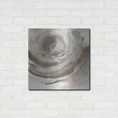 Luxe Metal Art 'Gold Dust Nebula II' by Chris Paschke, Metal Wall Art,24x24