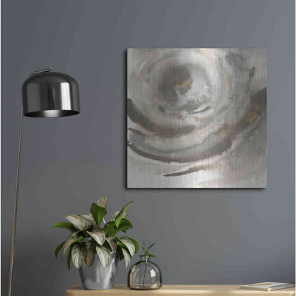 Luxe Metal Art 'Gold Dust Nebula II' by Chris Paschke, Metal Wall Art,24x24