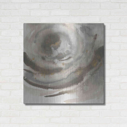 Luxe Metal Art 'Gold Dust Nebula II' by Chris Paschke, Metal Wall Art,36x36