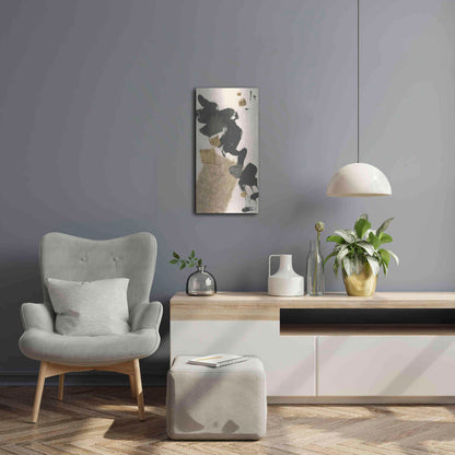 Luxe Metal Art 'Gilded Collage I' by Chris Paschke, Metal Wall Art,12x24