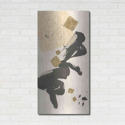 Luxe Metal Art 'Gilded Collage II' by Chris Paschke, Metal Wall Art,24x48