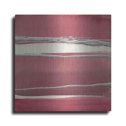 Luxe Metal Art 'Silver Rose II' by Chris Paschke, Metal Wall Art