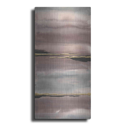 Luxe Metal Art 'Gilded Morning Fog III' by Chris Paschke, Metal Wall Art,2:1 P