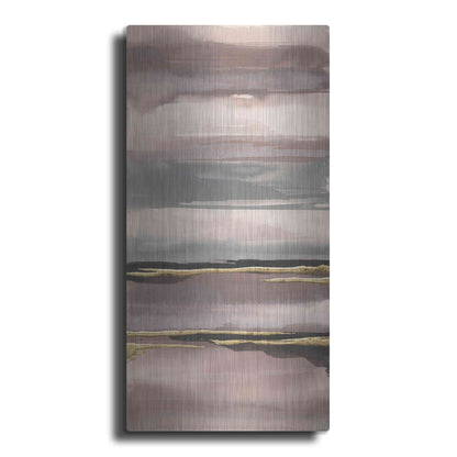 Luxe Metal Art 'Gilded Morning Fog IV' by Chris Paschke, Metal Wall Art,2:1 P