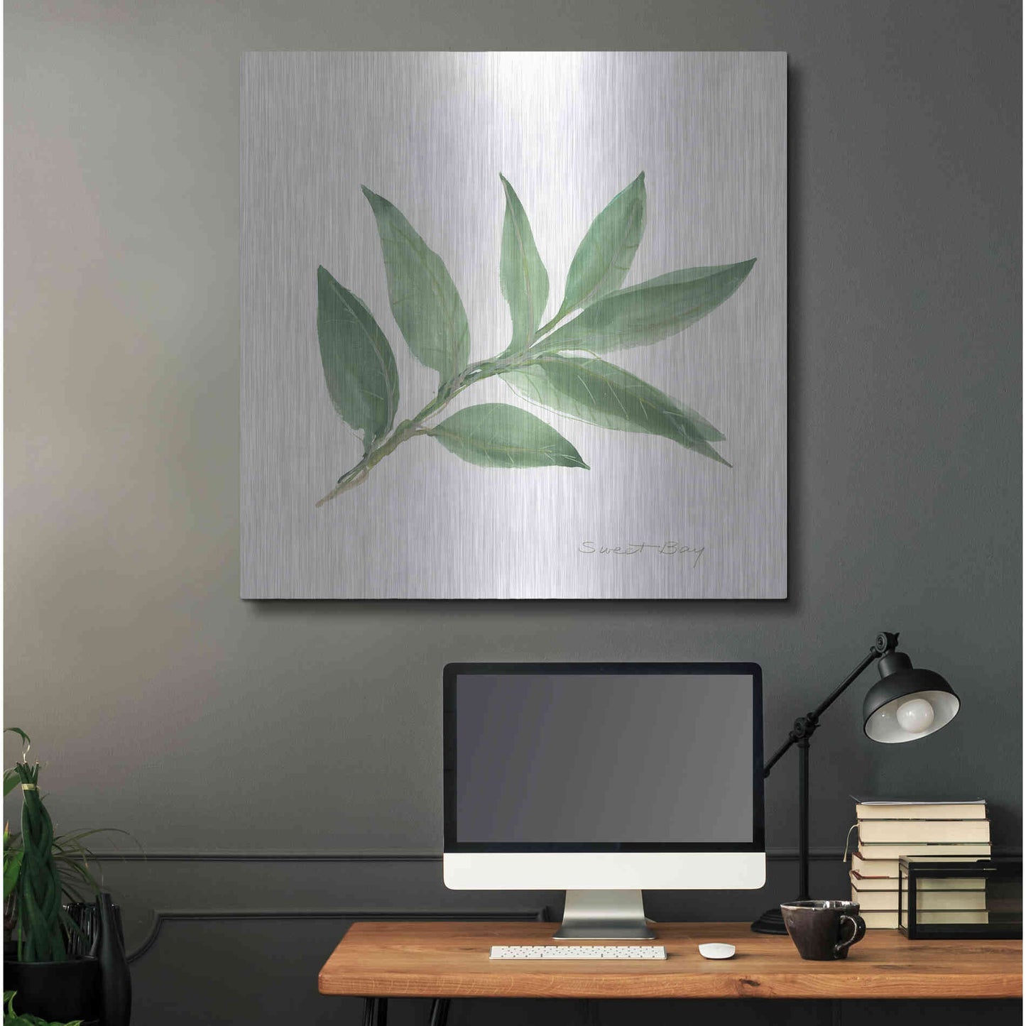 Luxe Metal Art 'Sweet Bay' by Chris Paschke, Metal Wall Art,36x36