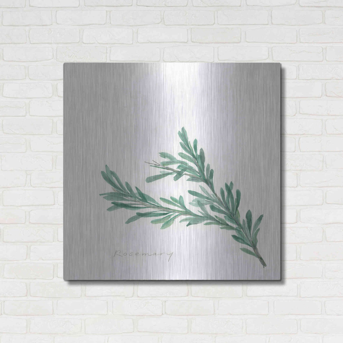 Luxe Metal Art 'Rosemary' by Chris Paschke, Metal Wall Art,36x36