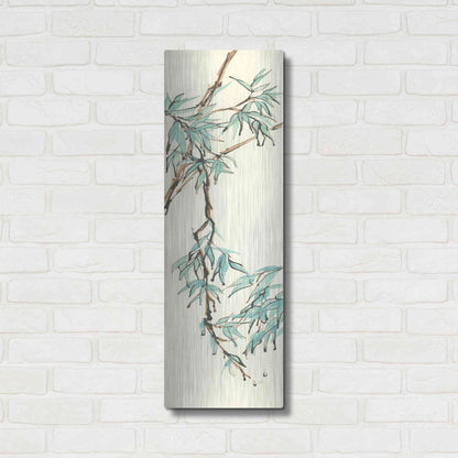 Luxe Metal Art 'Summer Bamboo II' by Chris Paschke, Metal Wall Art,12x36