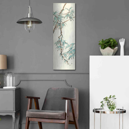 Luxe Metal Art 'Summer Bamboo II' by Chris Paschke, Metal Wall Art,12x36