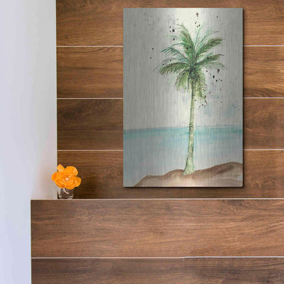 Luxe Metal Art 'African Oil Palm I' by Chris Paschke, Metal Wall Art,12x16