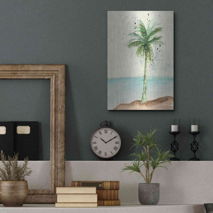 Luxe Metal Art 'African Oil Palm I' by Chris Paschke, Metal Wall Art,12x16