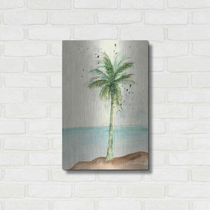 Luxe Metal Art 'African Oil Palm I' by Chris Paschke, Metal Wall Art,16x24