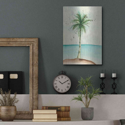 Luxe Metal Art 'African Oil Palm II' by Chris Paschke, Metal Wall Art,12x16