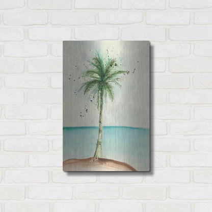 Luxe Metal Art 'African Oil Palm II' by Chris Paschke, Metal Wall Art,16x24