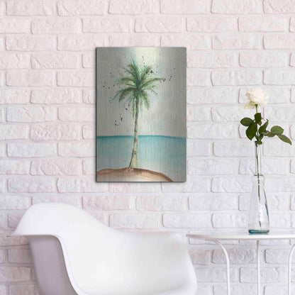 Luxe Metal Art 'African Oil Palm II' by Chris Paschke, Metal Wall Art,16x24