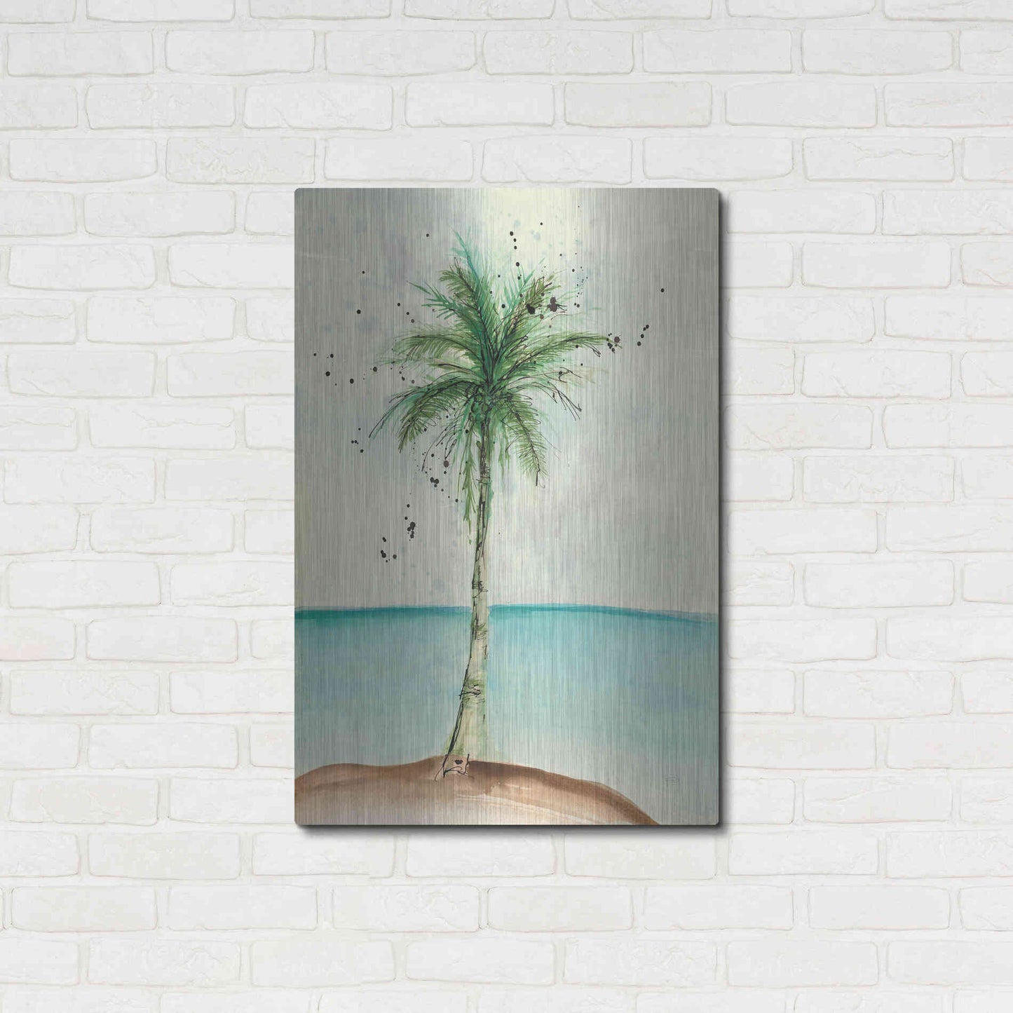 Luxe Metal Art 'African Oil Palm II' by Chris Paschke, Metal Wall Art,24x36